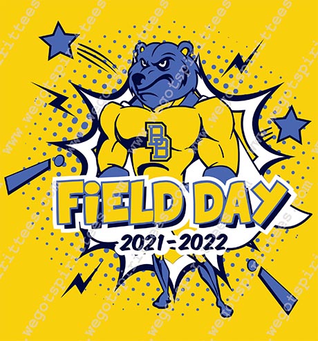 Bear, Field Day T shirt idea, Field Day, Field Day T Shirt 341, Field Day T Shirt, Custom T Shirt fort worth texas, Texas, Field Day T Shirt design, Elementary Tees