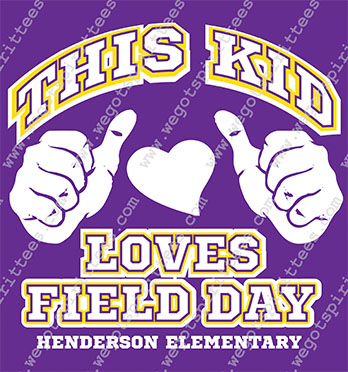 Henderson Elementary, Heart, Love, Thumb, Field Day T shirt idea, Field Day, Field Day T Shirt 441, Field Day T Shirt, Custom T Shirt fort worth texas, Texas, Field Day T Shirt design, Elementary Tees
