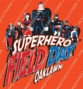 Oaklawn Elementary, Superman, Field Day T shirt idea, Field Day, Field Day T Shirt 452, Field Day T Shirt, Custom T Shirt fort worth texas, Texas, Field Day T Shirt design, Elementary Tees