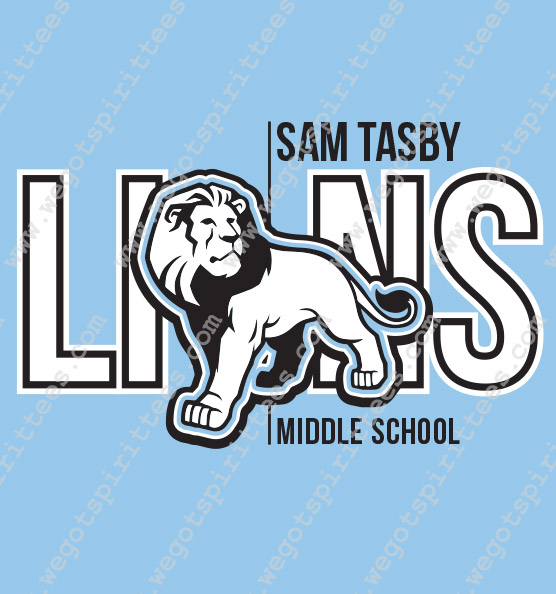Sam Tasby, Lion, Middle and High School T Shirt 209, Middle and High School T shirt idea, Middle and High School,Middle and High School T Shirt, Custom T Shirt fort worth texas, Texas, Middle and High School T Shirt design, Secondary Tees