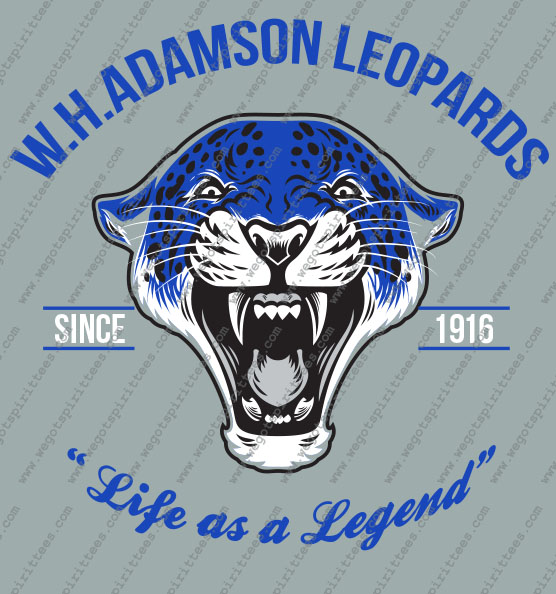 Adamson, Leopard, Middle and High School T Shirt 216, Middle and High School T shirt idea, Middle and High School,Middle and High School T Shirt, Custom T Shirt fort worth texas, Texas, Middle and High School T Shirt design, Secondary Tees