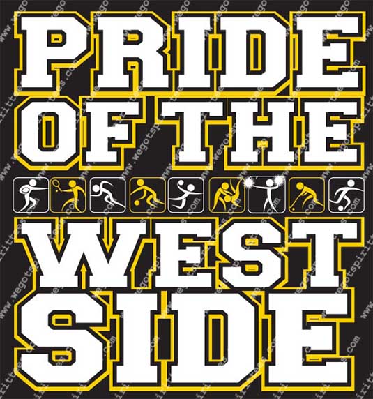 Westside, pinkston Athletics, Middle and High School T Shirt 236, Middle and High School T shirt idea, Middle and High School,Middle and High School T Shirt, Custom T Shirt fort worth texas, Texas, Middle and High School T Shirt design, Secondary Tees