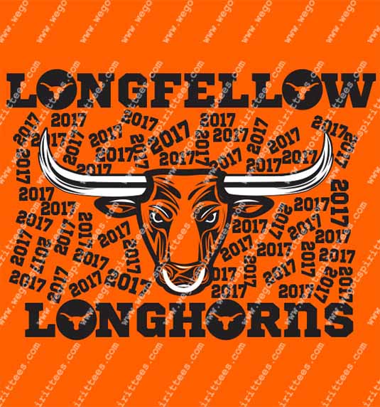 Longfellow, Bull, Middle and High School T Shirt 250, Middle and High School T shirt idea, Middle and High School,Middle and High School T Shirt, Custom T Shirt fort worth texas, Texas, Middle and High School T Shirt design, Secondary Tees