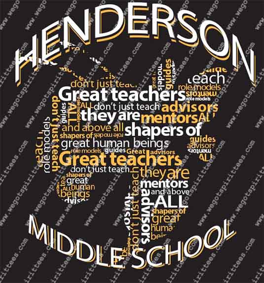 Henderson Middle School, Middle and High School T Shirt 298, Middle and High School T shirt idea, Middle and High School,Middle and High School T Shirt, Custom T Shirt fort worth texas, Texas, Middle and High School T Shirt design, Secondary Tees
