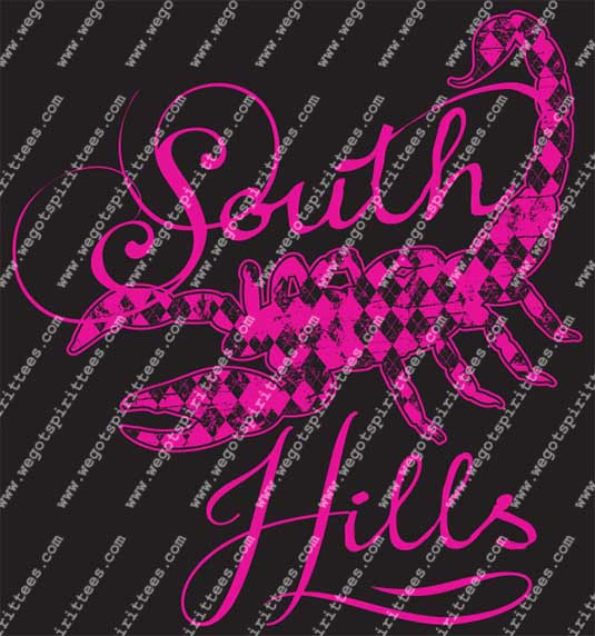South Hills High School, Scorpion, Middle and High School T Shirt 336, Middle and High School T shirt idea, Middle and High School,Middle and High School T Shirt, Custom T Shirt fort worth texas, Texas, Middle and High School T Shirt design, Secondary Tees