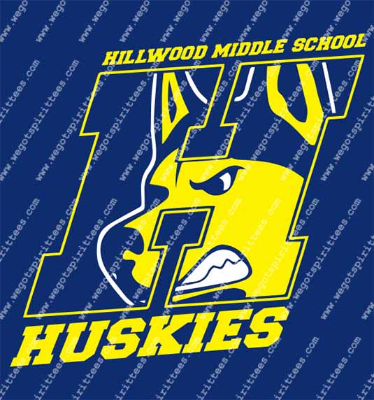 Hillwood Middle School, Huskies, Middle and High School T Shirt 356, Middle and High School T shirt idea, Middle and High School,Middle and High School T Shirt, Custom T Shirt fort worth texas, Texas, Middle and High School T Shirt design, Secondary Tees