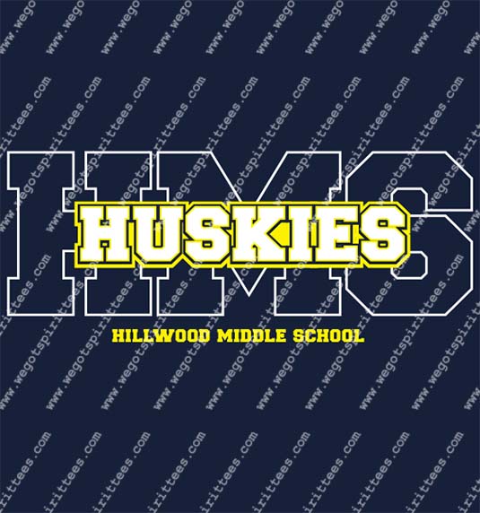 Hillwood Middle School, Huskies, Middle and High School T Shirt 359, Middle and High School T shirt idea, Middle and High School,Middle and High School T Shirt, Custom T Shirt fort worth texas, Texas, Middle and High School T Shirt design, Secondary Tees