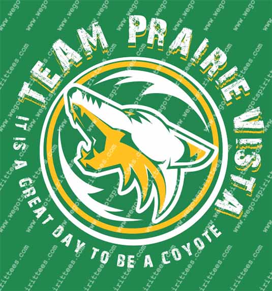 Prairie Vista, Coyote, Middle and High School T Shirt 366, Middle and High School T shirt idea, Middle and High School,Middle and High School T Shirt, Custom T Shirt fort worth texas, Texas, Middle and High School T Shirt design, Secondary Tees