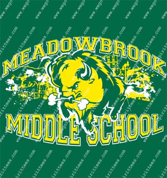 Meadowbrook Middle School, Buffaloe, Middle and High School T Shirt 406, Middle and High School T shirt idea, Middle and High School,Middle and High School T Shirt, Custom T Shirt fort worth texas, Texas, Middle and High School T Shirt design, Secondary Tees