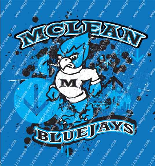 Mclean, Blue Jays, Middle and High School T Shirt 457, Middle and High School T shirt idea, Middle and High School,Middle and High School T Shirt, Custom T Shirt fort worth texas, Texas, Middle and High School T Shirt design, Secondary Tees