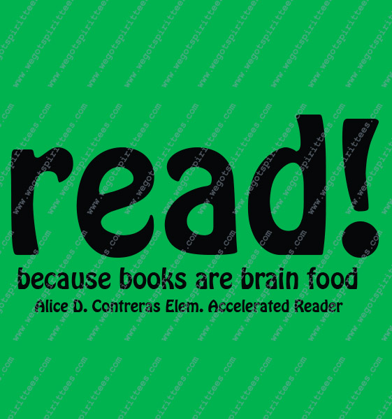 Brain, Book, Reading T shirt idea, Reading T Shirt 433, Reading T Shirt, Custom T Shirt fort worth Texas, Texas, Reading T Shirt design, Elementary Tees