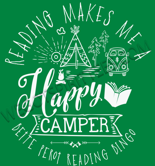 Happy camper, happy, Reading T shirt idea, Reading T Shirt 485, Reading T Shirt, Custom T Shirt fort worth Texas, Texas, Reading T Shirt design, Elementary Tees
