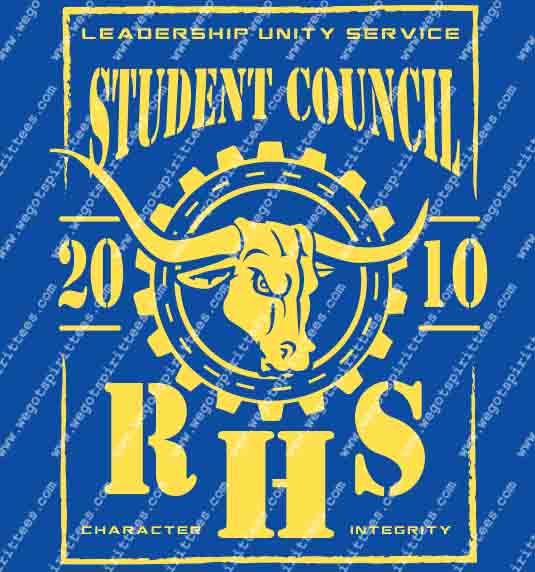 Student Council T Shirt 484
