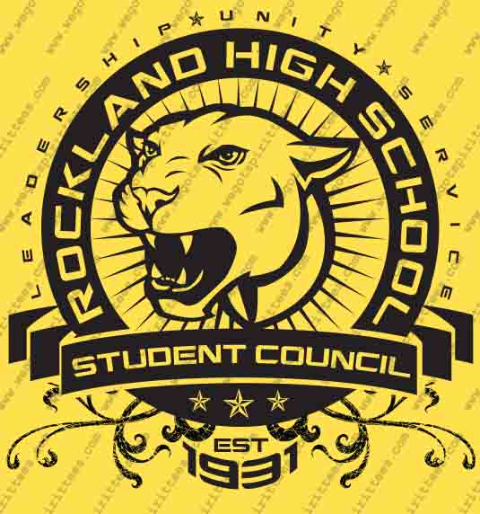 Student Council T Shirt 496