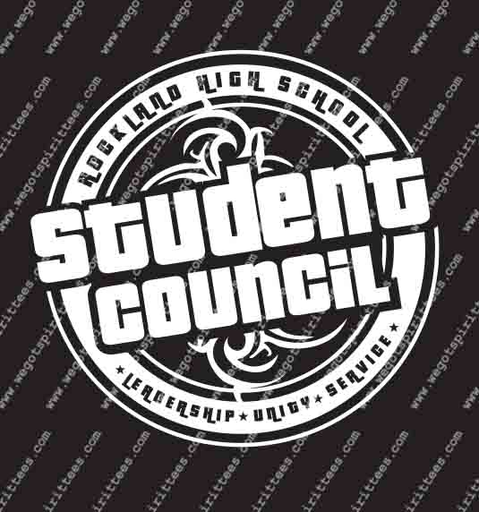 Student Council T Shirt 497