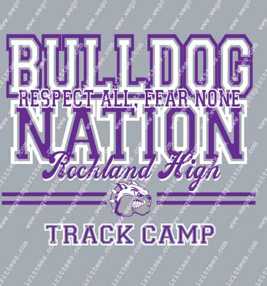 Bulldog, Track t shirt idea, Track T Shirt 478, Track T Shirt, custom t shirt fort worth Texas, texas, Track T Shirt design, Secondary tees