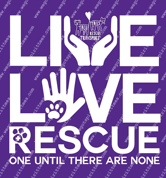 Animal Rescue T Shirt 453