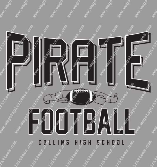Collins High School, Pirate, Football T Shirt 481, Football T shirt idea, Football , Football T Shirt, Custom T Shirt fort worth texas, Texas, Football T Shirt design, Club and Sports Tees