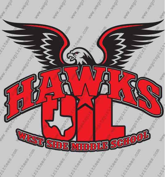 Westside Middle School, Hawks, UIL T Shirt 478, UIL T shirt idea, UIL, NJHS T Shirt, Custom T Shirt fort worth texas, Texas, UIL T Shirt design, Club and Sports Tees