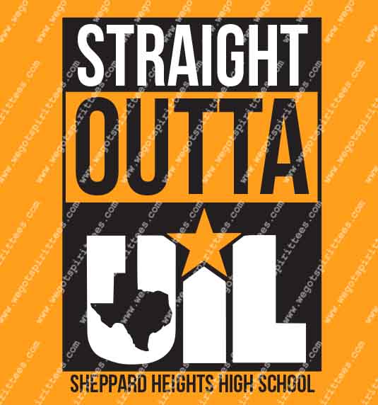 Sheppard High School, Straight outta, UIL T Shirt 493, UIL T shirt idea, UIL, NJHS T Shirt, Custom T Shirt fort worth texas, Texas, UIL T Shirt design, Club and Sports Tees