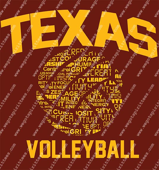 Volleyball T Shirt 497