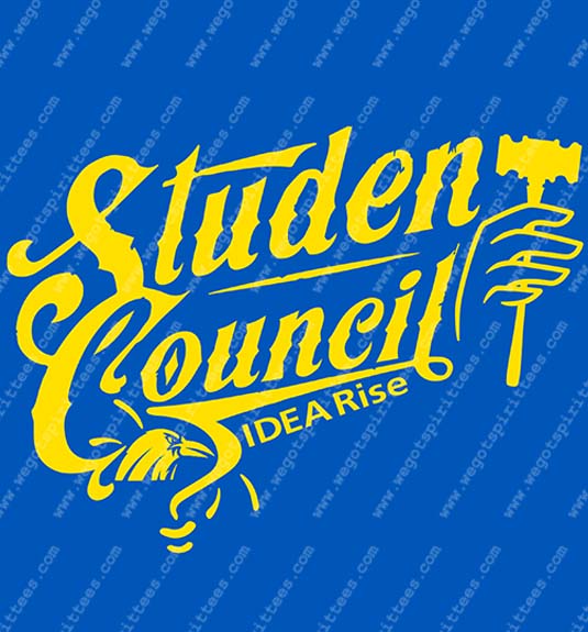 Student Council T Shirt 501