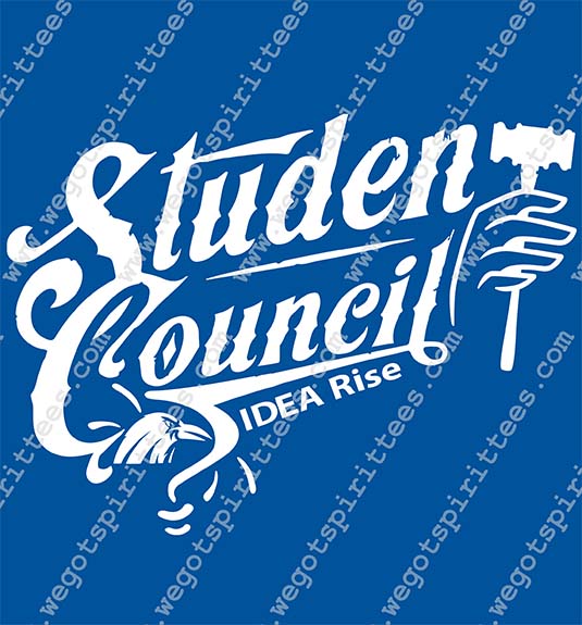 Student Council T Shirt 504