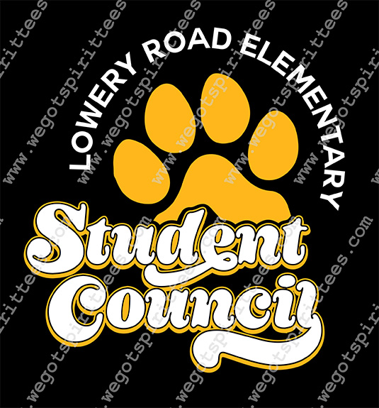 Student Council T Shirt 509