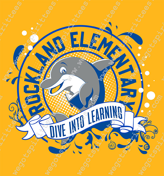 Custom t shirt fort worth Texas, Elementary Spirit, Elementary Spirit T Shirt, Elementary Spirit T Shirt design, Elementary Spirit T shirt idea, Elementary tees, Texas, Elementary Spirit T Shirt 598, Rockland Elementary, dolphin