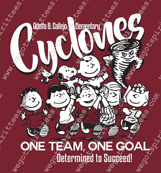 Custom t shirt fort worth Texas, Elementary Spirit, Elementary Spirit T Shirt, Elementary Spirit T Shirt design, Elementary Spirit T shirt idea, Elementary tees, Texas, Elementary Spirit T Shirt 599, Adelfa B. Callejo Elementary, cyclones