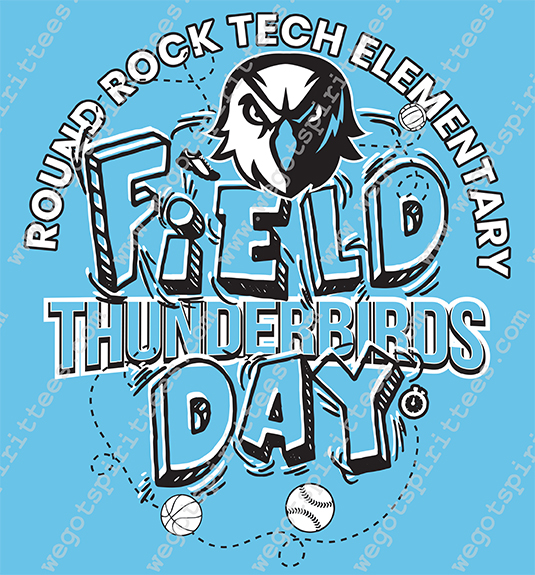 Custom t shirt fort worth Texas, Elementary tees, Field Day, Field Day T Shirt, Field Day T Shirt design, Field Day T shirt idea, Field Day T Shirt 549, Thunderbirds Field Day, Round Rock Tech Elementary