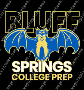 Custom t shirt fort worth Texas, Middle & High School Spirit T Shirt, Middle & High School Spirit T Shirt design, Middle & High School Spirit T Shirt idea, Middle & High School Tees, Secondary Tees, Texas, Middle & High School Spirit T Shirt 798, Bluf Springs, bat