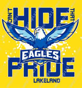 Custom t shirt fort worth Texas, Middle & High School Spirit T Shirt, Middle & High School Spirit T Shirt design, Middle & High School Spirit T Shirt idea, Middle & High School Tees, Secondary Tees, Texas, Middle & High School Spirit T Shirt 804, Lakeland, eagle