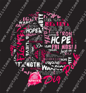 Custom t shirt fort worth Texas, Other Tees, Pink Out, Pink Out T Shirt, Pink Out T Shirt design, Pink Out T Shirt idea, Texas, Pink Out T Shirt 510, Spruce, Dig Pink