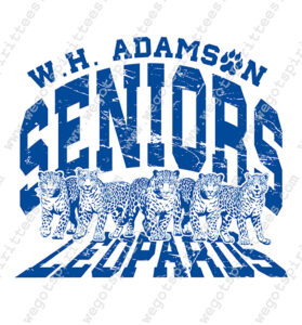 Senior T Shirt idea, Senior T Shirt, Senior T Shirt, Custom T Shirt fort worth texas, Texas, Senior T Shirt design, Senior Tees, Secondary Tees, Senior T Shirt 553, Leopards, W.H Adamson